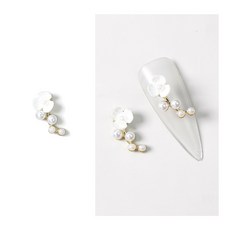 시루 진주 네일파츠 7x15mm 젤네일아트재료, 시루 진주 네일파츠 7x15mm (902)