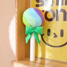 무지개 롤리 사탕 베개 인형 쿠션, 색상: 3. 녹색 / 높이: B. 58cm, 58cm(0.5kg), 1개