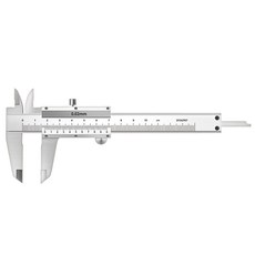 Vernier Caliper 0-100mm 스테인리스 소형 학생 캘리퍼 마이크로 미터 높은 정확도 두께 측정 도구, 1개