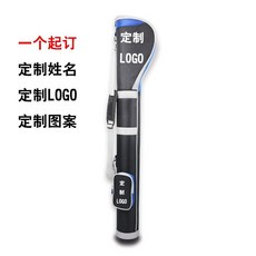 DBAIHUK 高爾夫球槍包 輕便大容量 可裝6-7支球桿, 黑藍,XXIO