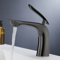 全銅不鏽鋼廚房洗臉盆水龍頭 - 耐用順暢不漏水, 1個, 鉻色,PL係列