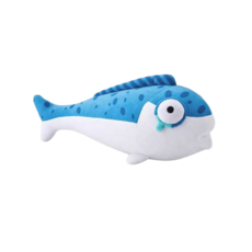 【啾愛你】 60CM 新款正版授權咸魚棒子 蛋仔派對週邊公仔 咸魚公仔 咸魚棒 蛋仔派對咸魚按摩棒, 咸魚大抱枕, 1個