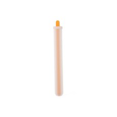 Silicone Ice Straw Mold Reusable Drinking Straw Mould Milkshakes Ice Straw Maker, 1개, Orange