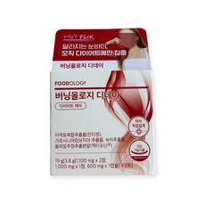 빨간통 버닝올로지 디데이 빨간통다이어트 다이어트 티 콜레올로지 5포, 1박스