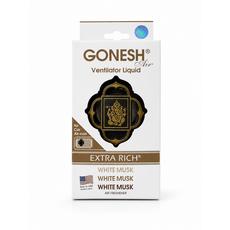 GONESH 汽車香氛 Ventilator Liquid 濃郁白麝香, 1個, WHITE MUSK