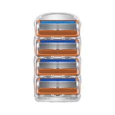 K8SJ 優質刀片五層刀頭刮鬍刀 手動男士剃須刀 老式5層刀頭, 1個, 4個刀頭