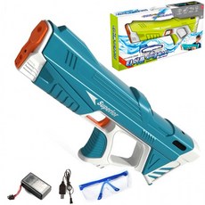 충전식 프리미엄 장거리발사 파워 타이푼 전동물총 KC인증 제품안전인증 배터리 통과제품 워터밤 워, 1개, 타이푼 충전식 전동물총세트(색상랜덤)+추가배터리1개