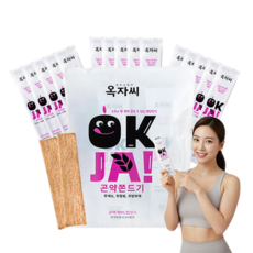 옥자씨 국내산 곤약 쫀드기 고소한 곡물 쫀디기, 15개, 25g
