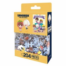 샌드박스프렌즈 팬시 퍼즐 204PCS - 렛츠 파티, 예림당, 8809477871401