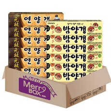 든든 양갱 혼합 2종 세트 1호(밤양갱6+연양갱6)+메세지카드, 1박스, 50g