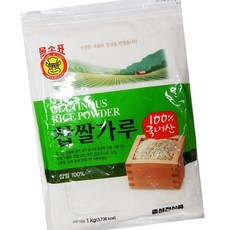 성진 찹쌀 가루 1kg 업소용 분말 떡 제과 조리 재료 요리, 1개