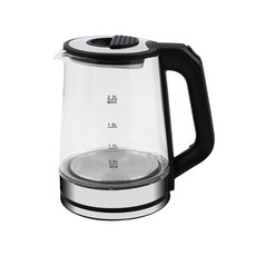 家用高硼硅玻璃電熱水壺 藍光蒸汽養生煮茶器, R7846:需自備轉接頭
