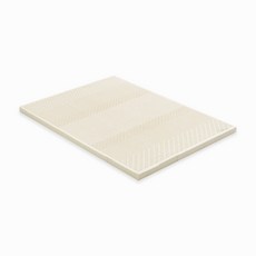 라폼 7.5cm미디엄 천연라텍스 토퍼 매트리스 침대 거실 바닥 매트 + 속커버, 라텍스매트리스, 7.5cm