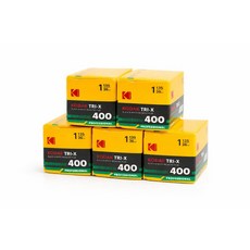 Eastman Kodak 흑백 네거티브 필름 TRI-X400 35mm 36장 촬영 5개 세트