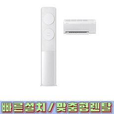 [렌탈/전국설치가능] [삼성] 비스포크 AI 2in1 에어컨 17평형+6평형 (메탈 화이트) / AF70F17D11WRS, 매립배관형