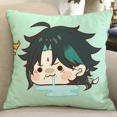 원신 샤오 봉제 인형 베개 골드록 인형 수호 야샤 장군 애니메이션/2D 베개, 8