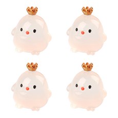 두데일리 차폭감 인형 스티커 초보운전 가이드라인, 4개, 화이트