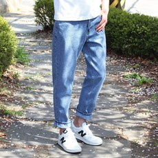 ROiMONT 男款寬鬆牛仔長褲