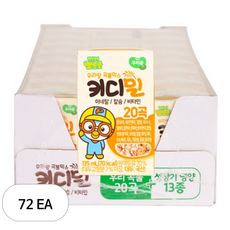 태양생활건강 뽀로로 키디밀 아기두유, 135ml, 72개