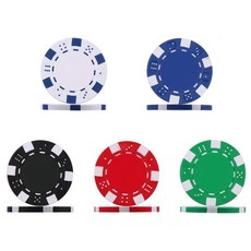 국제규격 마카오 카지노칩 포커칩 세트, 01_일반형 카지노칩_1P 그린