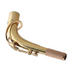 알토 색소폰용 브라스 색소폰 벤드 넥 악기 어셈블리 24.5mm 포트 직경 골드, Alto, Alto