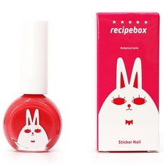 레시피박스 어린이 수성 매니큐어 10ml, 1개, 보타니컬핑크
