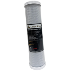Clean Pure 10吋CTO椰殼活性碳棒濾芯 NSF&SGS認證 台灣製造, 1個, Clean Pure 10吋CTO椰殼活性碳棒濾心