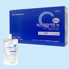 고려제약 레스큐라이트 플러스 액 100ml X 24포 (2박스) 아기 레스큐라이트액