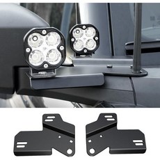 마베트 A-필러 라이트 마운트 포드 브롱코 2026년 2021-2025년 알루미늄 합금 브래킷 2도어/4도어 무드릴 설치 1쌍 브래킷만 포함 조명 미포함