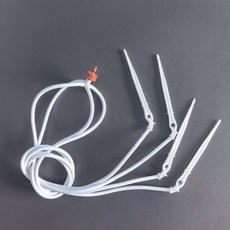 滴箭一出四 自動壓力補償澆水套裝, 1個, 40壹出四白色滴箭50套,華最滴頭不帶防滴