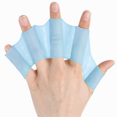 어반블루 손가락 물갈퀴 수영도구, 블루 M