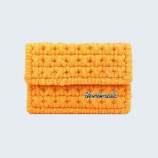 네트공예 DIY 세트 - 카드 지갑 만들기 망스티치 재료 덮개형_handmade 필기체 실버 팬던트, 8. P-04 만다린, 1개