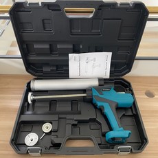 ChengBang 鋰電玻璃膠槍單主機 (牧田插腳) 附工具箱, 1個, 裸機(不含電池、充電器)+附件+工具箱