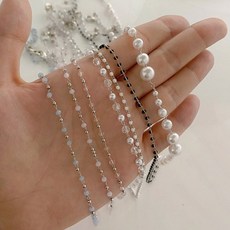 분실방지 패션 마스크줄 어린이 비즈 스트랩 안경줄 호환 유아 체인