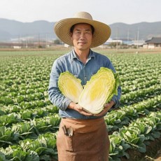 해남 산지직송 황금 베타 알배추 (5~6통 내외), 5kg, 1박스, 평일 2일내 출고