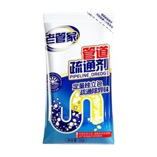 老管家管道疏通劑 強力溶解油汙菜渣 快速疏通除臭 獨立包裝不傷管道 適用廚房衛浴馬桶, 1袋裝（首次使用推薦3包）,【除菌率99.9%】懶人好幫手-管道維護