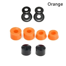 스케이트보드 트럭 재건 키트 부싱 와셔 피벗 컵 완충기 5 인치 1 세트, 02 Orange