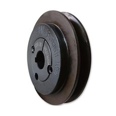 ARESTBUSH 錐套式三角皮帶輪 SPZ125 1G-2G 工業用皮帶輪組, 1個, 黑