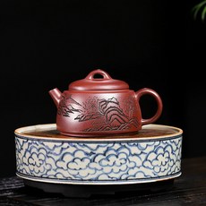 宜興手工原礦紫砂壺家用紫泥紫砂壺觀山德鍾紫砂壺, 1個, 觀山德鍾壺200毫升紫泥