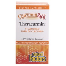 Natural Factors (自然因子) 薑黃素豐富的土黃素素食膠囊, 30 件