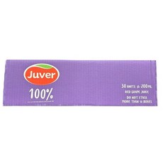 JUVER 포도주스, 30개, 200ml