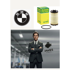 BMW 3시리즈 E90 F30 만 엔진오일필터+에어크리너세트 mann엔진오일교환세트, 1개, BMW 535i 550i 만오일필터 mann오일필터