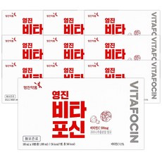 영진약품 비타포신 피로회복 드링크 비타민C500mg+과라나, 100개, 100ml