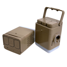 유니언 내장형 자동 에어펌프 휴대용 캠핑 에어매트용