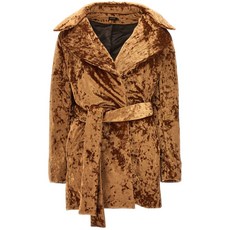 아틀랭 크러시드 벨벳 코트