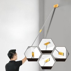 벽 샌딩 사포 샌딩기 연삭기 샌더 콘크리트 벽면 연마 천장 폴대 장대, 사포 스탠드, 1개