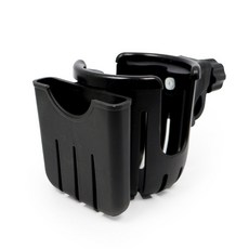 유모차 2in1 컵 스마트폰 거치대 ABS 수납 홀더 필수템, 1개