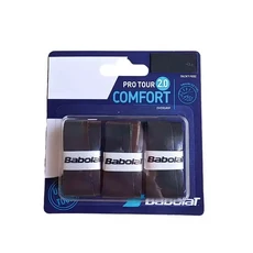 Babolat 테니스 오버그립 끈끈한 PU 핸드 글루 패들 라켓 미끄럼 방지 훈련 스웨트밴드 배드민턴 로트당 3, 06 3pcs Black