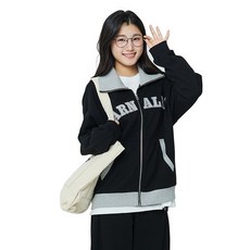 소이 여자 가을이월 배색카라집업점퍼 25F0153