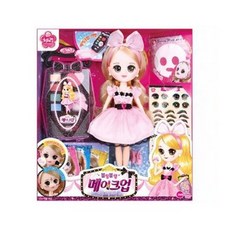 원앤원 체리 블링블링 메이크업 관절 마론 인형 장난감 완구 토이, 혼합 색상, 1개